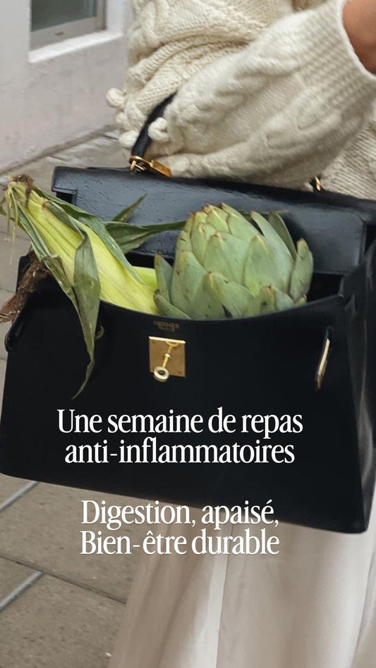 1 semaine de repas anti-inflammatoires sans RDV