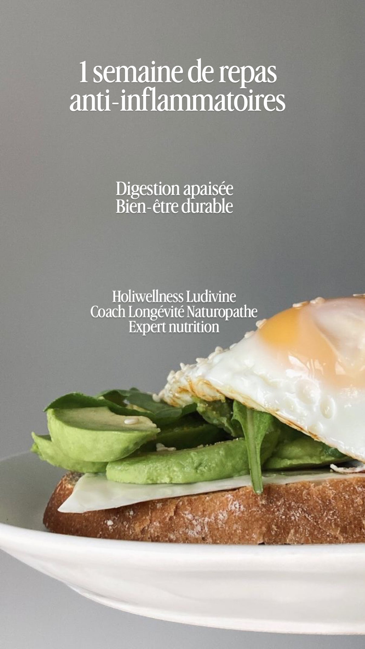 1 semaine de repas anti-inflammatoires sans RDV