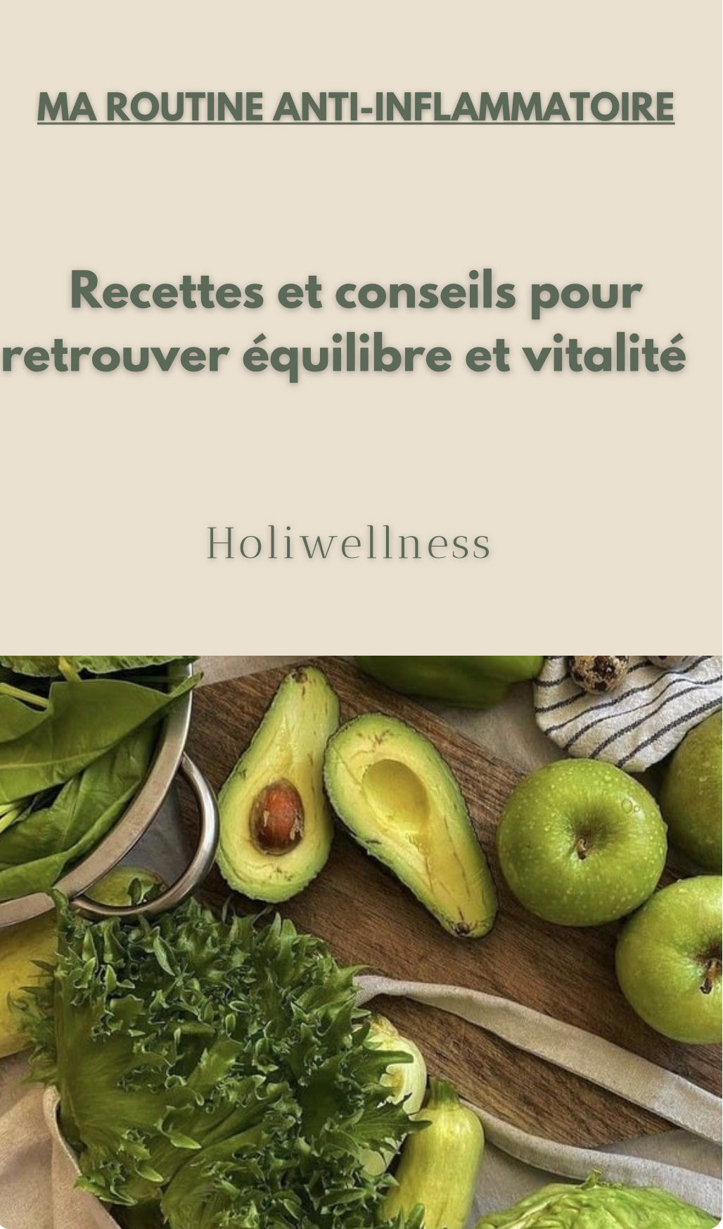 E-book alimentation anti inflammatoire.